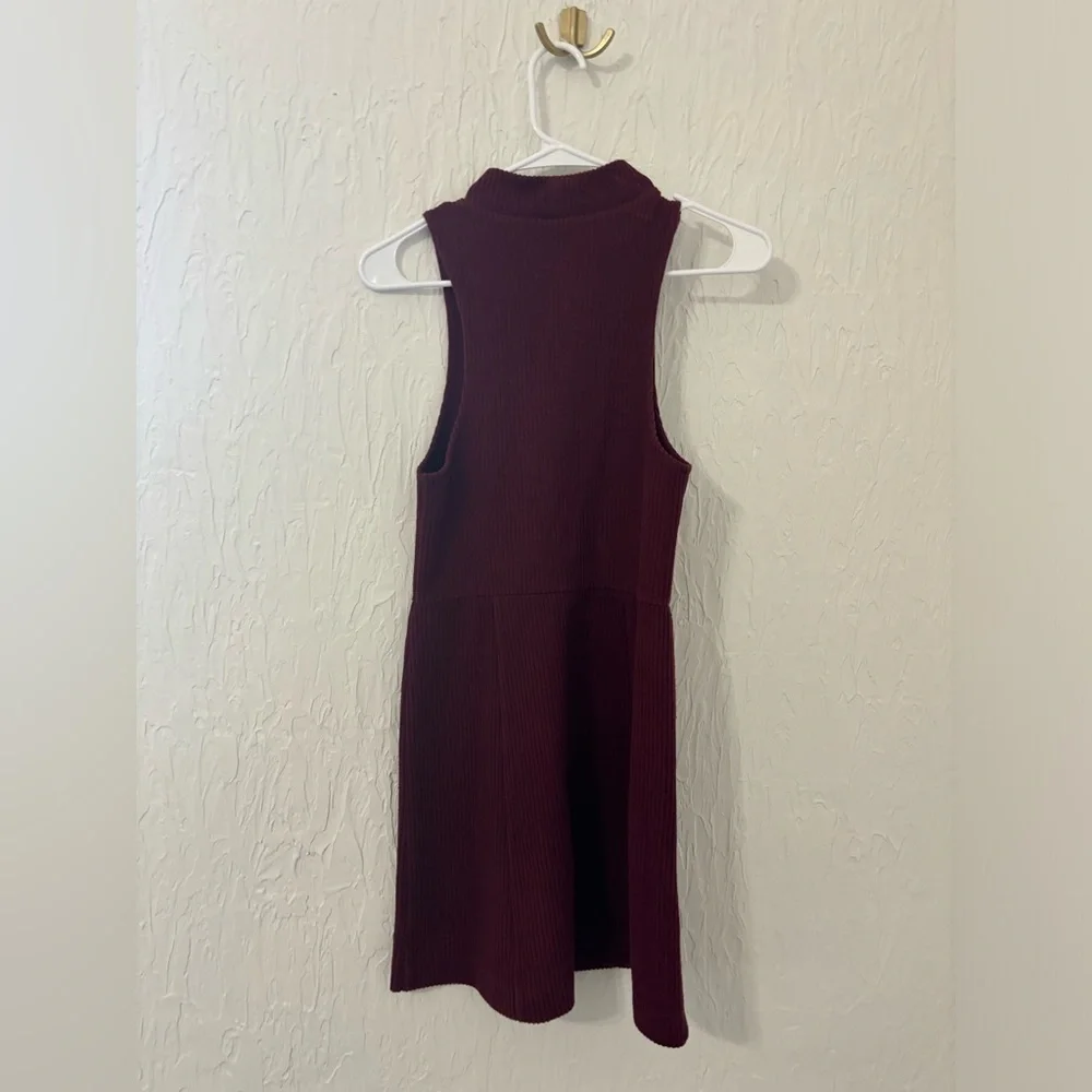 Free People - Mary Jane Dress in Maroon - Picture 3 of 7